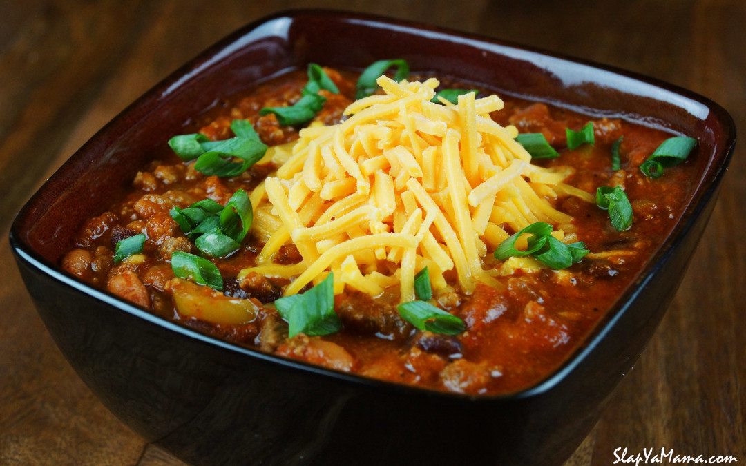 Slap Ya Mama’s Hearty Beef & Bean Chili