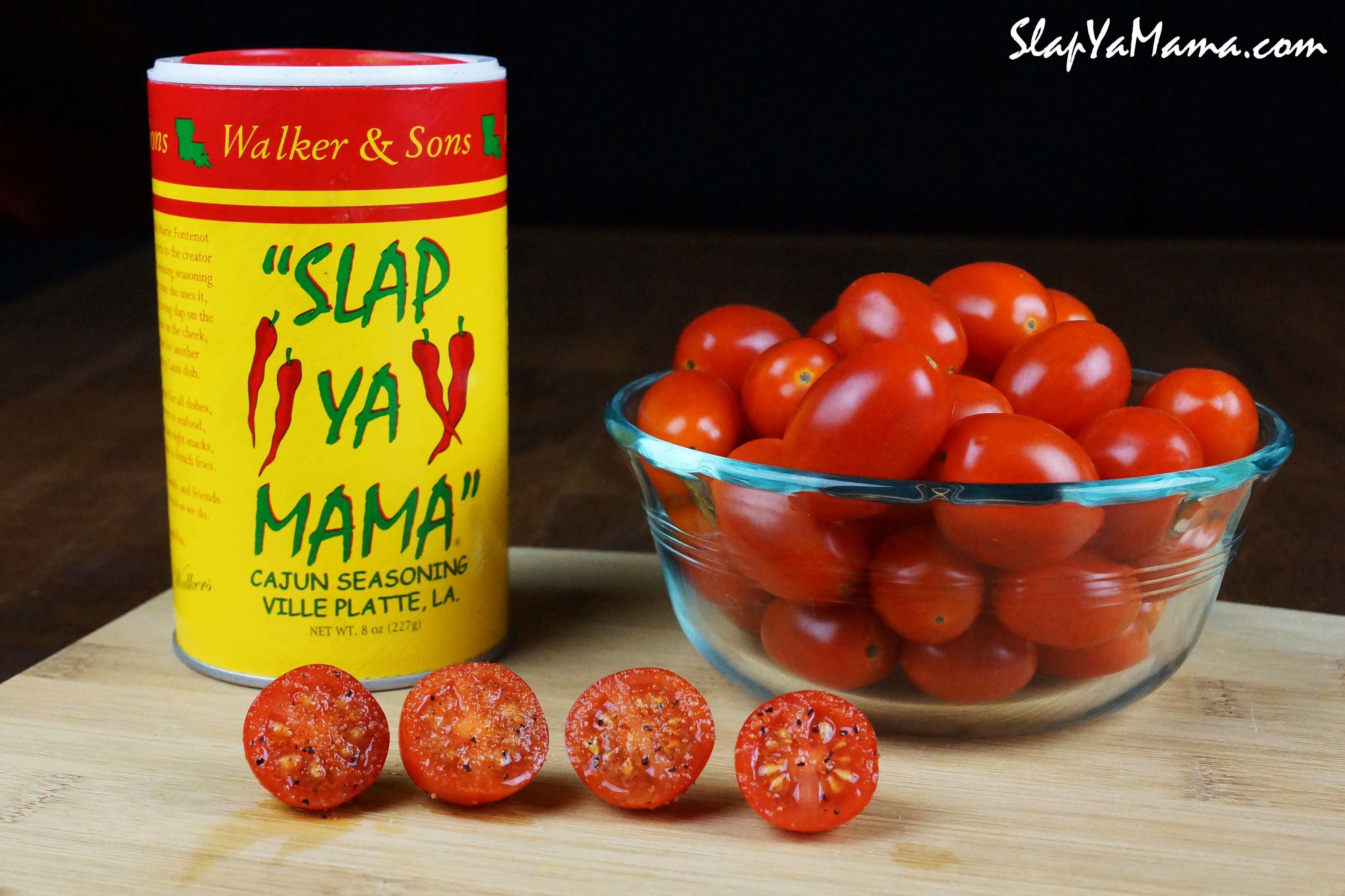 Slap Ya Mama Cherry Tomato snack