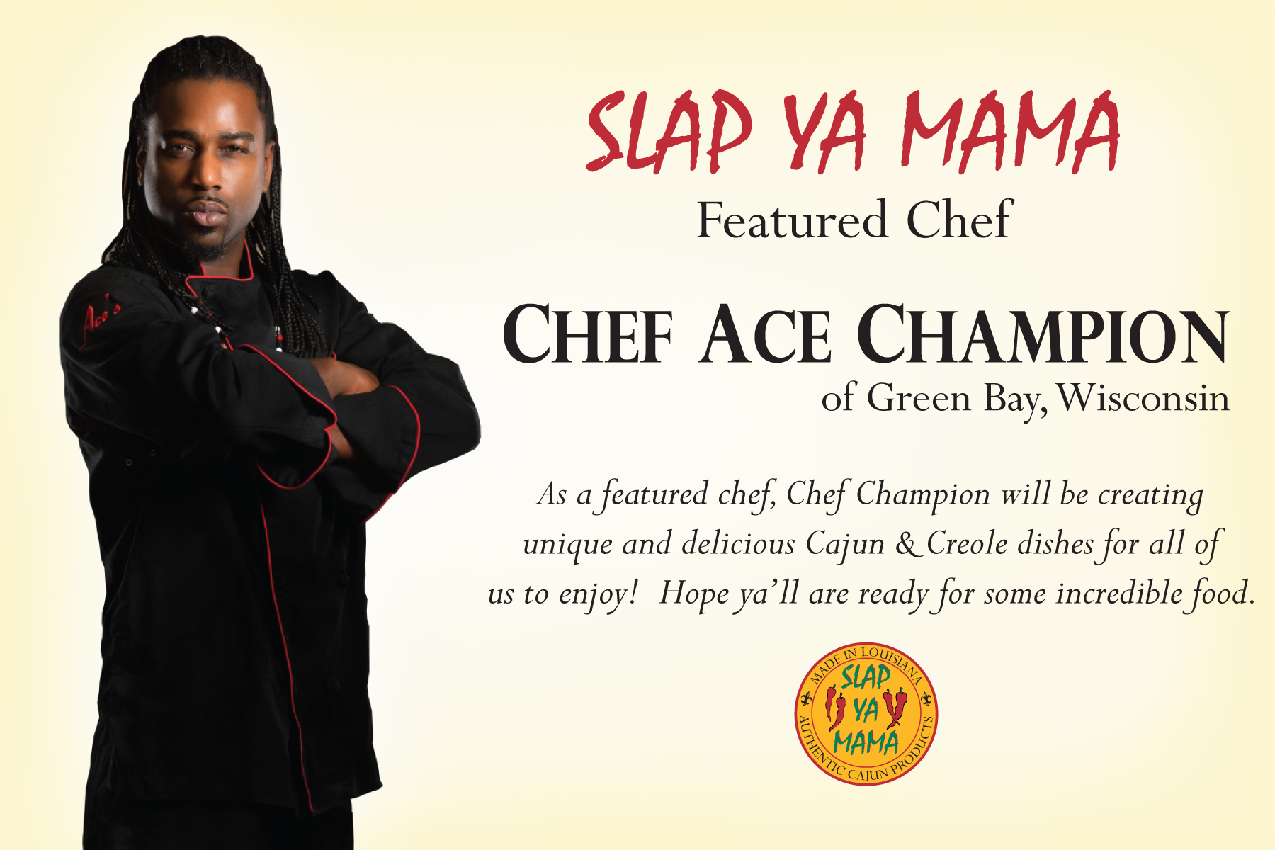 Slap Ya Mama Chef Ace Champion Intro
