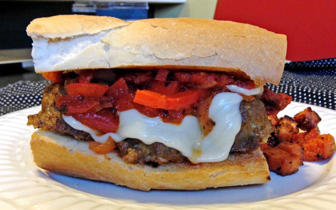 Cajun Meatball Sandwich