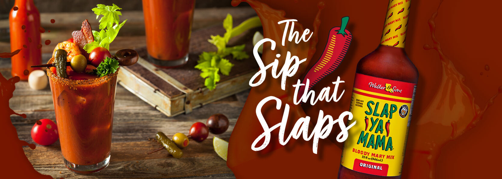 Shop Slap Ya Mama Bloody Mary Mix online or in stores today!