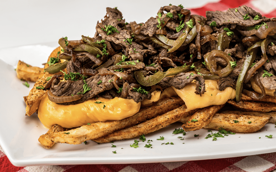 Loaded Philly Cheesesteak Fries
