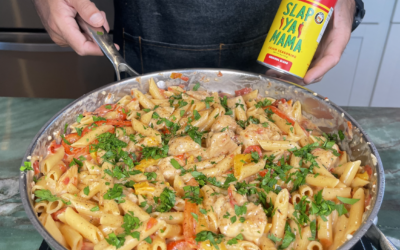 One Pot Cheesy Chicken Pasta